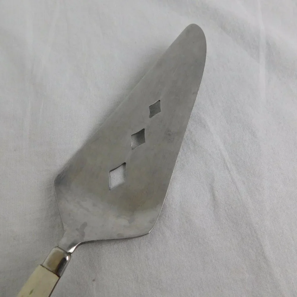 Ekco Epic 1940s Stainless/Plastic Two Tone Tree Whimsical Pie Cake Server